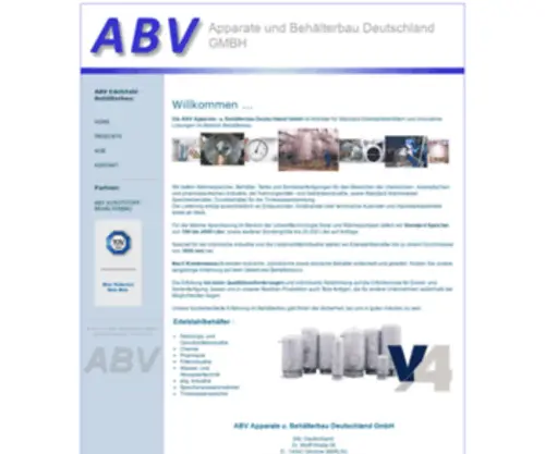 ABV-Edelstahlbehaelter.com(ABV) Screenshot