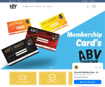 AbvBeershop.com(Nấu bia tại nhà) Screenshot