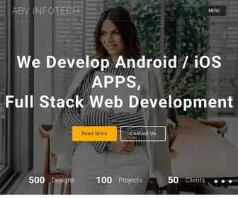 Abvinfotech.com(ABV Infotech) Screenshot