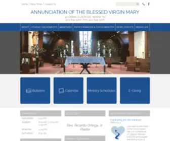 ABVM-Wayne.org(Annunciation of the Blessed Virgin Mary) Screenshot