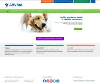 AbvMa.ca(Alberta Veterinary Medical Association) Screenshot