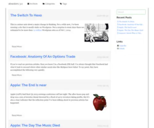 Abwaters.com(Abwaters 2.0) Screenshot