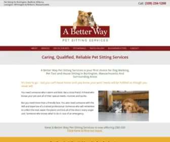 Abwerrands.com(A Better Way Pet Sitting) Screenshot