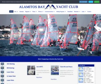 Abyc.org(Alamitos Bay Yacht Club) Screenshot