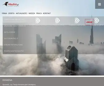 Abydos.pl(Oferuje usługę hostingu) Screenshot