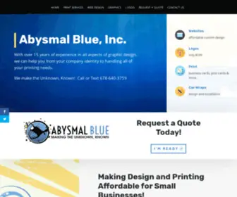Abysmalblue.com(Logos, Websites & Printing) Screenshot