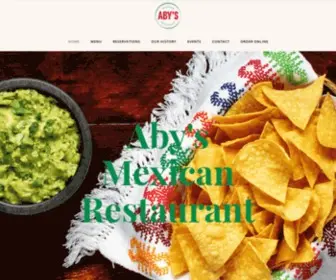 Abysmexicanrestaurant.com(Aby's Mexican Restaurant) Screenshot