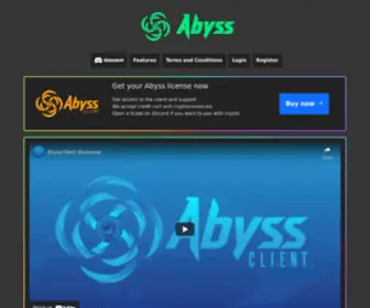 Abyssclient.com(Abyss) Screenshot