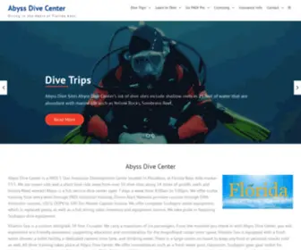 Abyssdive.com(Abyss Dive Center Abyss Dive Center) Screenshot