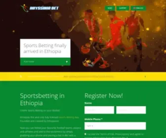 Abyssiniabet.com Screenshot