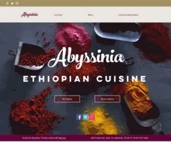 Abyssiniamemphis.com(Vegan and Ethiopian) Screenshot