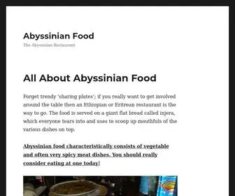 Abyssinianrestaurant.com.au(The Abyssinian Restaurant) Screenshot