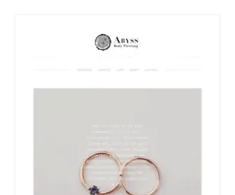 Abysspiercing.com(Abyss) Screenshot