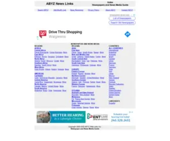Abyznewslinks.com(Newspapers & News Media) Screenshot