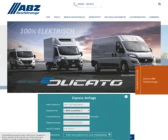 ABZ-NutzFahrzeuge.de(ABZ Nutzfahrzeuge GmbH) Screenshot