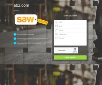 ABZ.com(Domain name is for sale) Screenshot