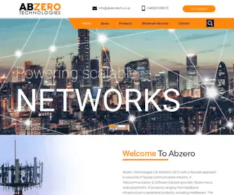 Abzero.co.uk(Abzero Technologies) Screenshot