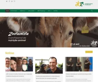 ABZ.org.br(Site oficial da Associação Brasileira de Zootecnistas (ABZ)) Screenshot