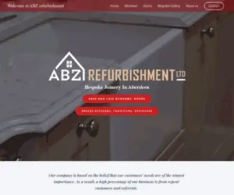 Abzrefurbishment.co.uk(Joinery, solid wood doors & windows, bespoke kitchens in Aberdeen) Screenshot