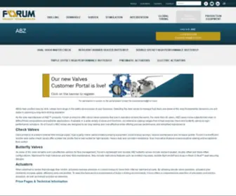 Abzvalve.com(Forum Energy Technologies) Screenshot