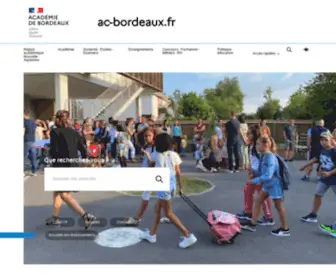 AC-Bordeaux.fr(Accueil) Screenshot