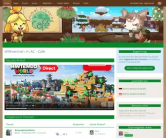 AC-Cafe.de(Ist die Anlaufstelle für Themen rund um Animal Crossing. Beginne mit AC) Screenshot