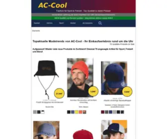 AC-Cool.de(Coole Freizeitmode für Damen und Herren) Screenshot