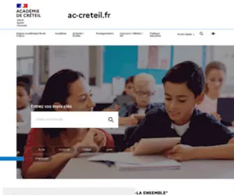 AC-Creteil.fr(Education) Screenshot