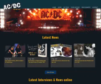 AC-DC.net(AC/DC NEWS) Screenshot