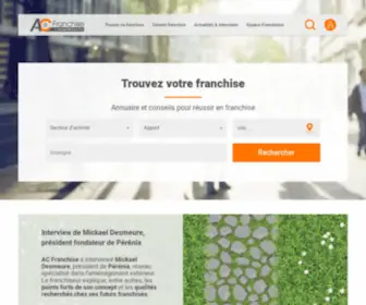 AC-Franchise.com(Franchise en France : Créer votre Franchise et Devenir Franchisé en 2020) Screenshot