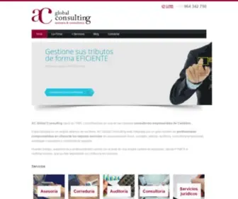 AC-Globalconsulting.com(Servicios profesionales desde 1995. Asesoría jurídica) Screenshot