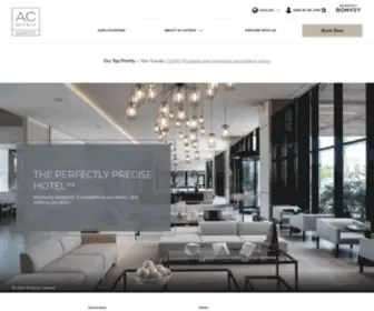 AC-Hotels.com(Modern Design Hotels) Screenshot