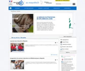AC-Mayotte.fr(Accueil) Screenshot