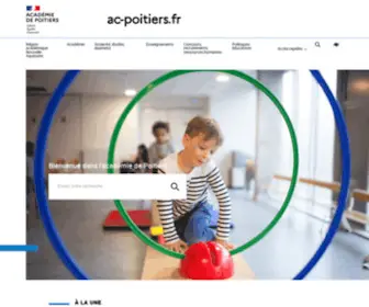 AC-Poitiers.fr(Accueil) Screenshot