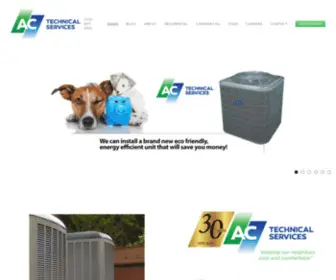 AC-Technical-SVCS.com(HVAC repair) Screenshot