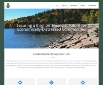 AC8IA.com(Acadia Capital Management) Screenshot