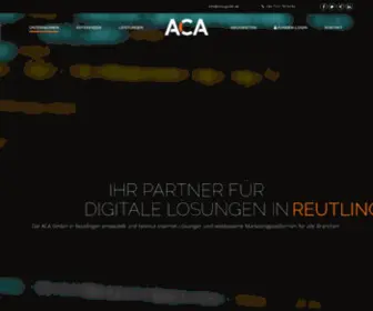 Aca-GMBH.de(Internetagentur ACA GmbH) Screenshot