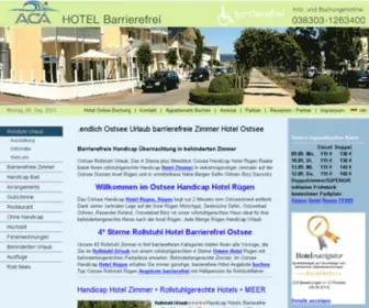 Aca-Hotel-Barrierefrei.de(Aca Hotel Barrierefrei) Screenshot