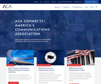 Acaconnects.org(ACA Connects) Screenshot