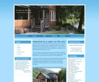 Acabinonthesky.com(A Cabin on the Sky) Screenshot