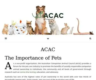 Acac.org.au(Organisation) Screenshot