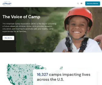 Acacamps.org(American Camp Association) Screenshot
