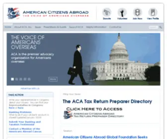 Aca.ch(American Citizens Abroad (ACA)) Screenshot