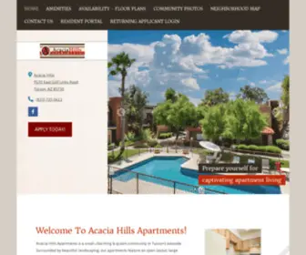 Acaciahillstucson.com(Apartments For Rent) Screenshot