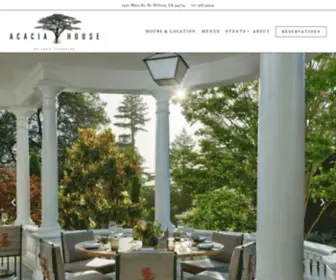 Acaciahouserestaurant.com(Acacia House) Screenshot