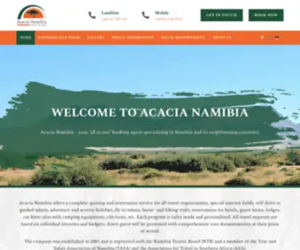 Acacianamibia.com(Acacia Namibia) Screenshot