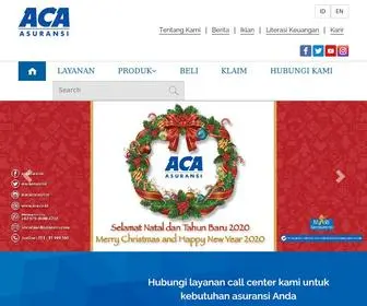 Aca.co.id(Asuransi Central Asia (ACA)) Screenshot