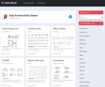 Acad-Block.com(Free CAD Blocks) Screenshot