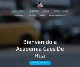 Academia-Caesderua.com(Academia Caes de Rua) Screenshot