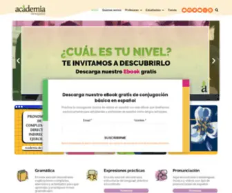 Academia-DE-Espanol.com(Academia de español) Screenshot